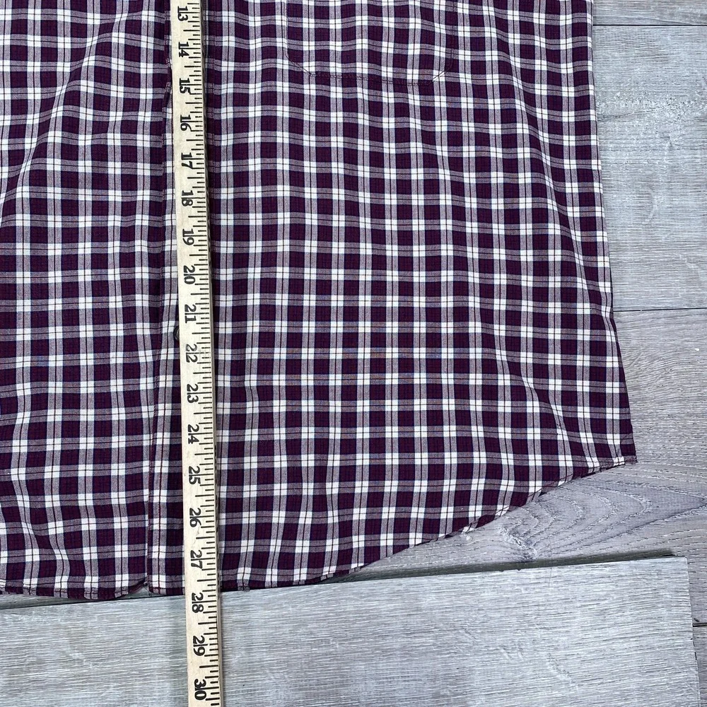 Vintage LL Bean Shirt Mens L Made USA Plaid Button Down Long‎ Sleeve Casual